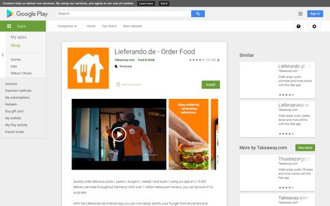 Lieferando.de - Order Food - Apps on Google Play
