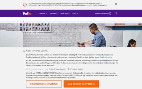 Versand-Services | FedEx Deutschland