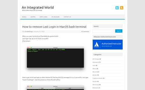 How to remove Last Login in MacOS bash terminal – An ...
