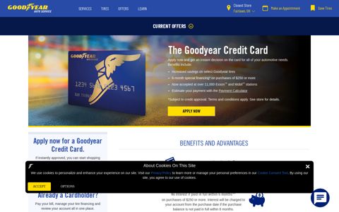 Apply for The Goodyear Credit Card | Goodyear Auto Service