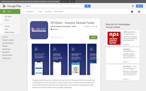 KFinKart - Investor Mutual Funds - Apps on Google Play