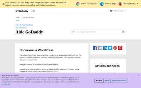 Log in to WordPress | GoDaddy Help US