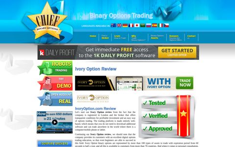 Ivory Option review: Options trading at Ivoryoption.com, is it ...