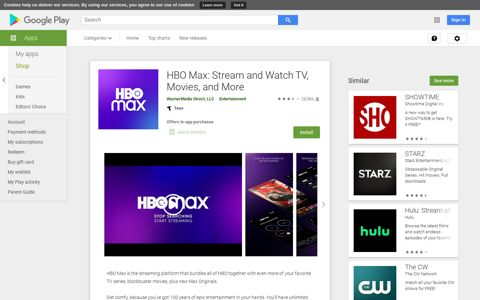 HBO Max: Stream HBO, TV, Movies & More - Apps on Google ...