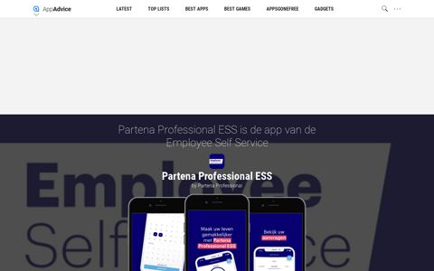 Partena Professional ESS by Partena Professional - AppAdvice