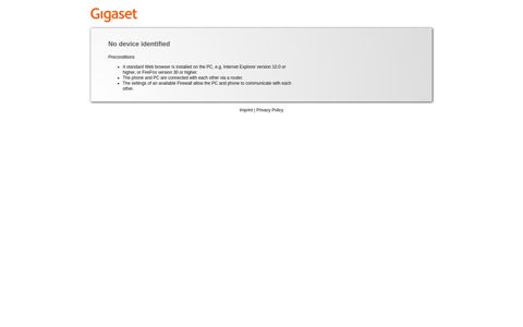 Your Gigaset devices list