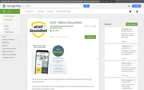 HUK - Meine Gesundheit – Apps bei Google Play