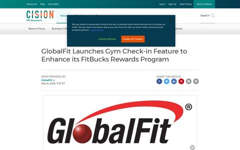 GlobalFit Launches Gym Check-in Feature to Enhance its ...