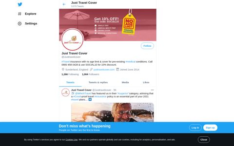 Just Travel Cover (@Justtravelcover) | Twitter
