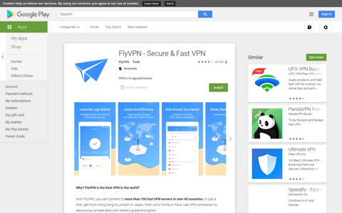 FlyVPN - Secure & Fast VPN - Apps on Google Play