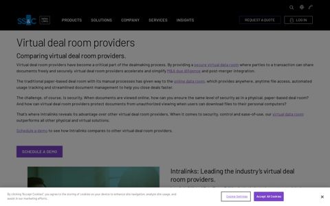 Virtual deal room providers | Intralinks