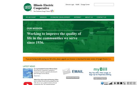 Illinois Electric Cooperative: Home