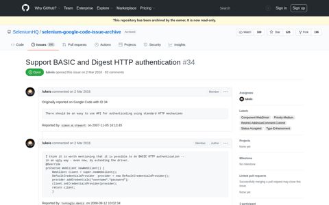 Support BASIC and Digest HTTP authentication · Issue #34 ...