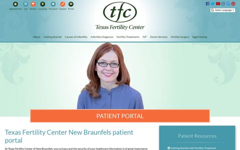 Patient Portal - Texas Fertility Center New Braunfels