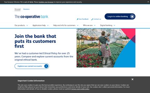 The Co-operative Bank: Personal banking | Online banking