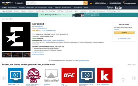 Eurosport: Amazon.de: Apps für Android