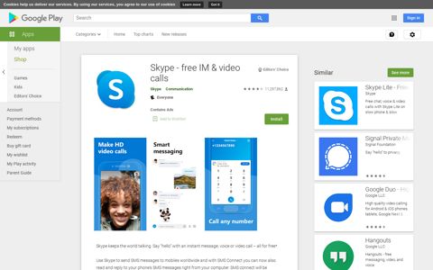 Skype - free IM & video calls - Apps on Google Play