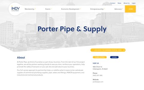 Porter Pipe & Supply – Indy Chamber