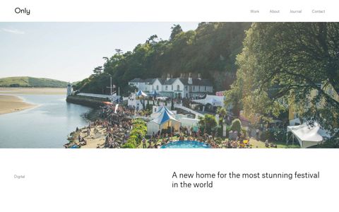 Festival Number 6 website design | Only