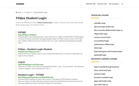 Fiitjee Student Login ❤️ One Click Access - iLoveLogin