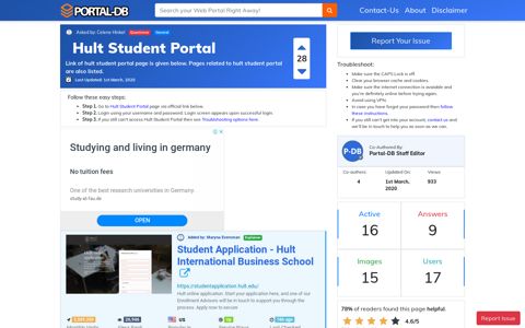 Hult Student Portal