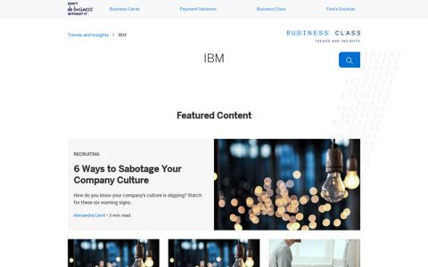 IBM - American Express