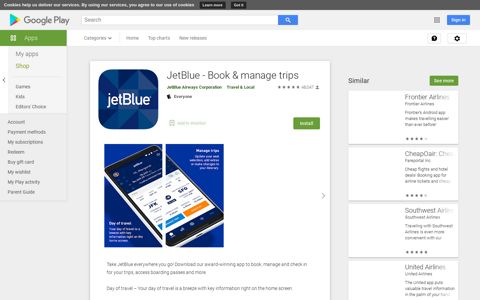 JetBlue - Book & manage trips - Apps on Google Play