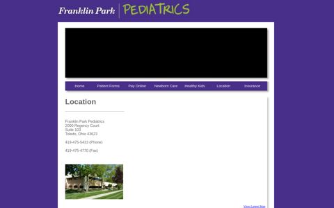 Location - Franklin Park Pediatrics Pediatrician Toledo Ohio