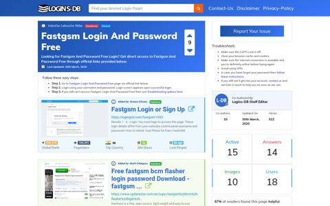 Fastgsm Login And Password Free - Logins-DB