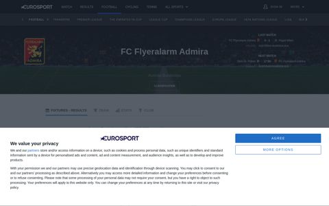 FC Flyeralarm Admira - Club details - Football - Eurosport