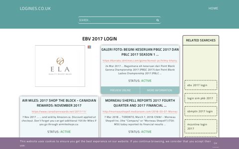 ebv 2017 login - General Information about Login - Logines.co.uk