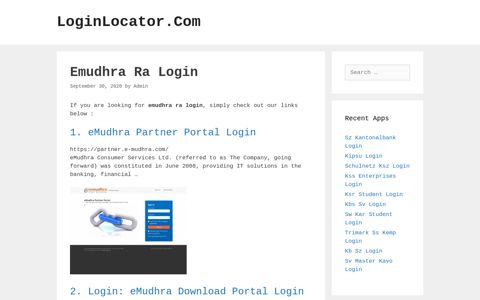 Emudhra Ra Login - LoginLocator.Com