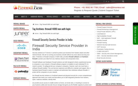 firewall 4080 non auth login | Firewall Security Company India