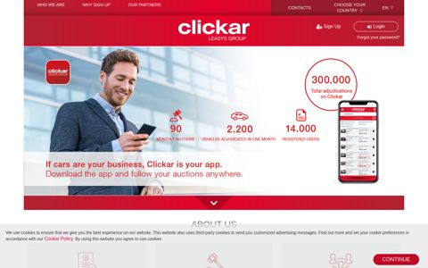 Why sign up - Clickar