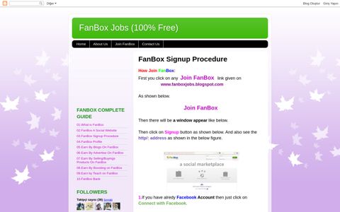FanBox Jobs (100% Free) : FanBox Signup Procedure