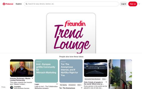 Logge dich hier ein! - freundin Trend Lounge | Lounge, Trends, Gute ...