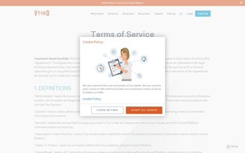 Terms of Service | Vyond
