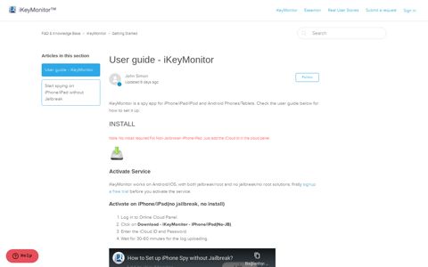 User guide - iKeyMonitor – FAQ & Knowledge Base