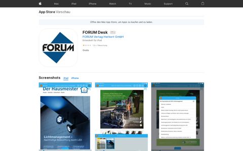 ‎FORUM Desk im App Store