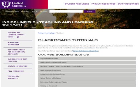 Blackboard - Linfield University