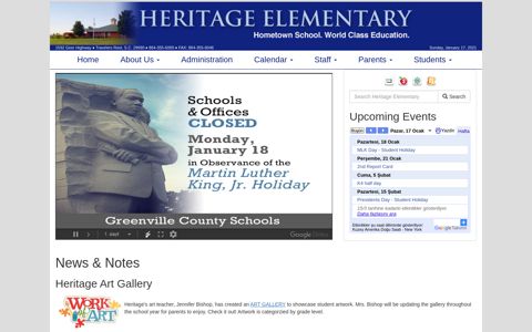 Heritage Elementary School - Greenville County Schools