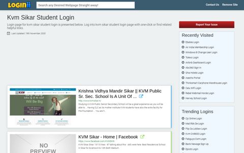 Kvm Sikar Student Login - Loginii.com