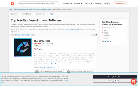 Best 37 Free Employee Intranet Software Picks in 2020 | G2