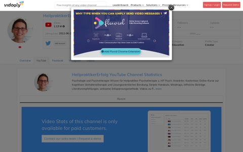 HeilpraktikerErfolg YouTube Channel Statistics & Online ...