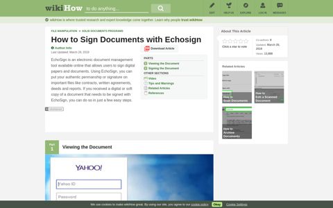 How to Sign Documents with Echosign: 7 Steps (with Pictures)