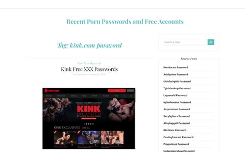 kink.com password – Recent Porn Passwords and Free ...