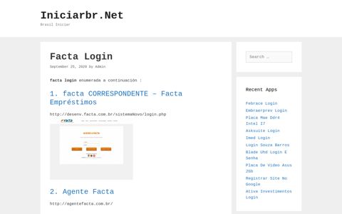 Facta Login - Iniciarbr.Net