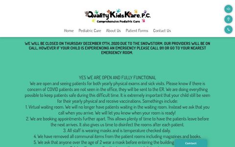 Pediatric Care—Worcester, Massachusetts—Quality Kids Kare ...