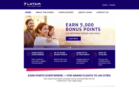LATAM Visa Credit Card - Your PASS to the Extraordinary on ...