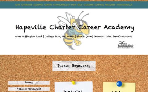 Parent Resources — Hapeville Charter Career Academy